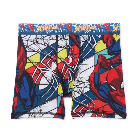 Spider-Man Classic Boy's All Over Print Boxer Briefs Underwear, 4-Pack, NEW - Picture 3 of 7
